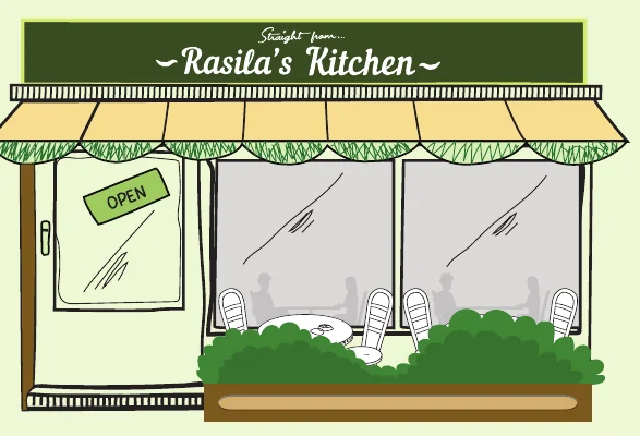 Rasila’s Kitchen restaurant in Bodakdev, 2020