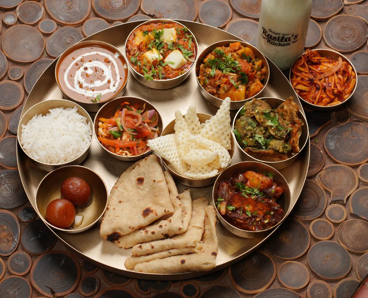 Veg thali at Rasila’s Kitchen, Bodakdev, Ahmedabad